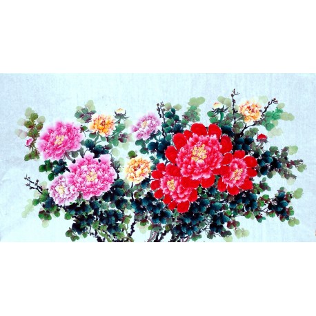 Chinese Peony Painting - CNAG009145