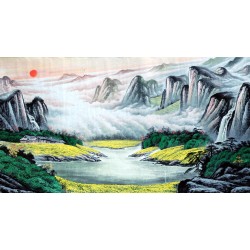 Chinese Landscape Painting - CNAG009148