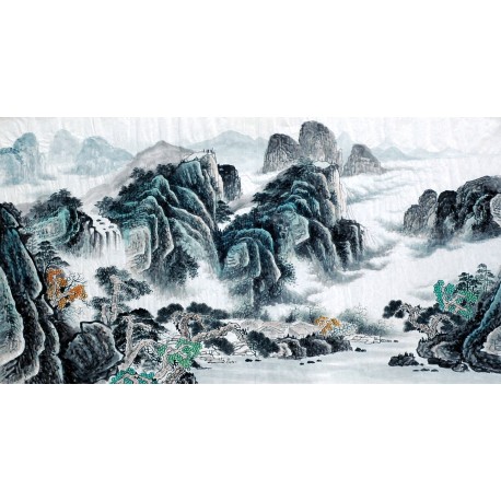 Chinese Landscape Painting - CNAG009150