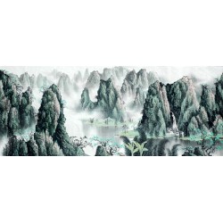 Chinese Landscape Painting - CNAG009151