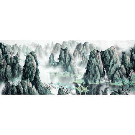 Chinese Landscape Painting - CNAG009151