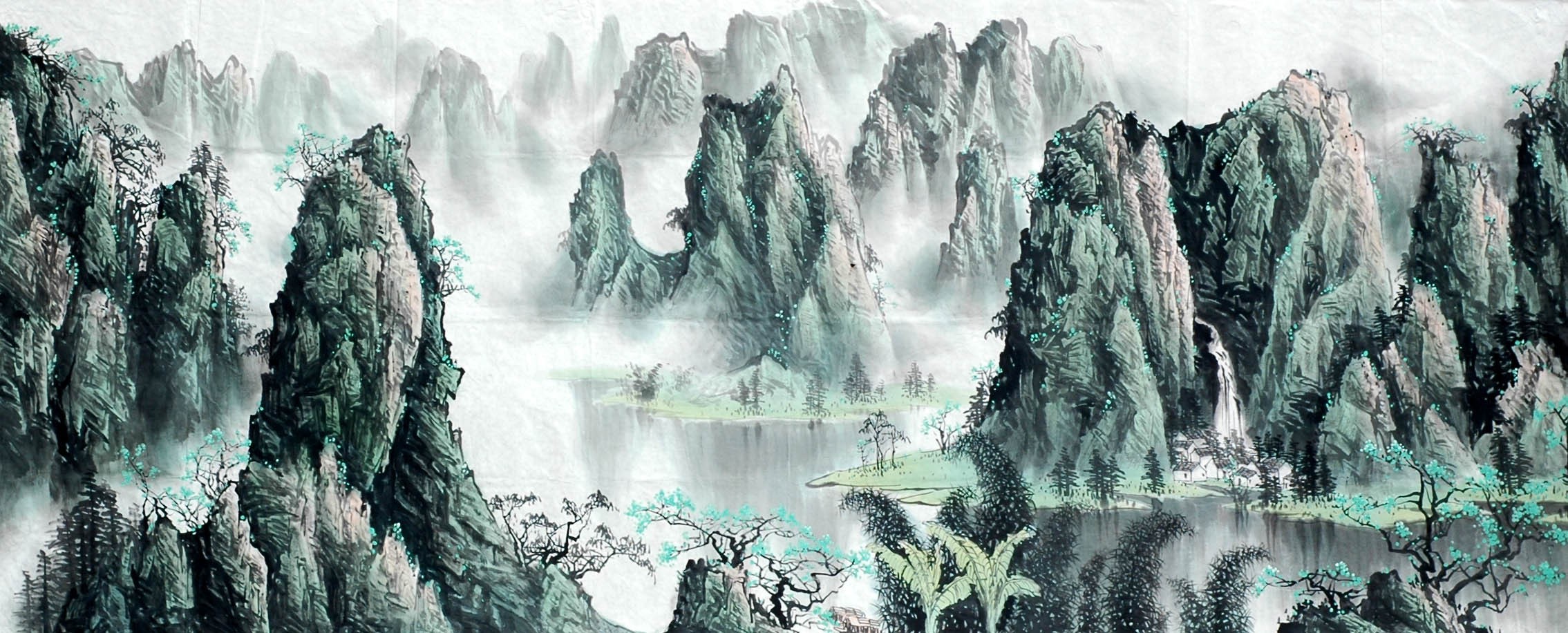 Chinese Landscape Painting - CNAG009151