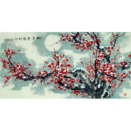 Chinese Plum Painting - CNAG009156
