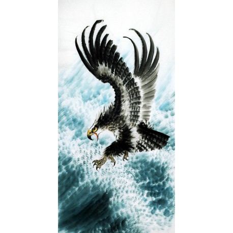 Chinese Eagle Painting - CNAG009170