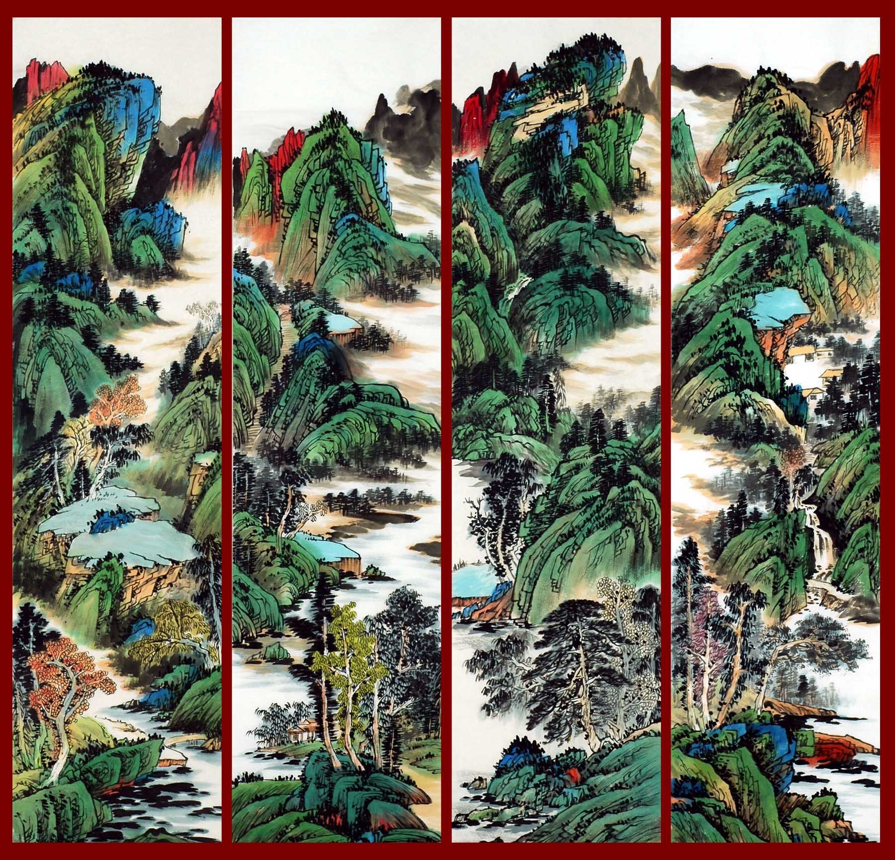 Chinese Landscape Painting - CNAG009175
