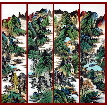 Chinese Landscape Painting - CNAG009176
