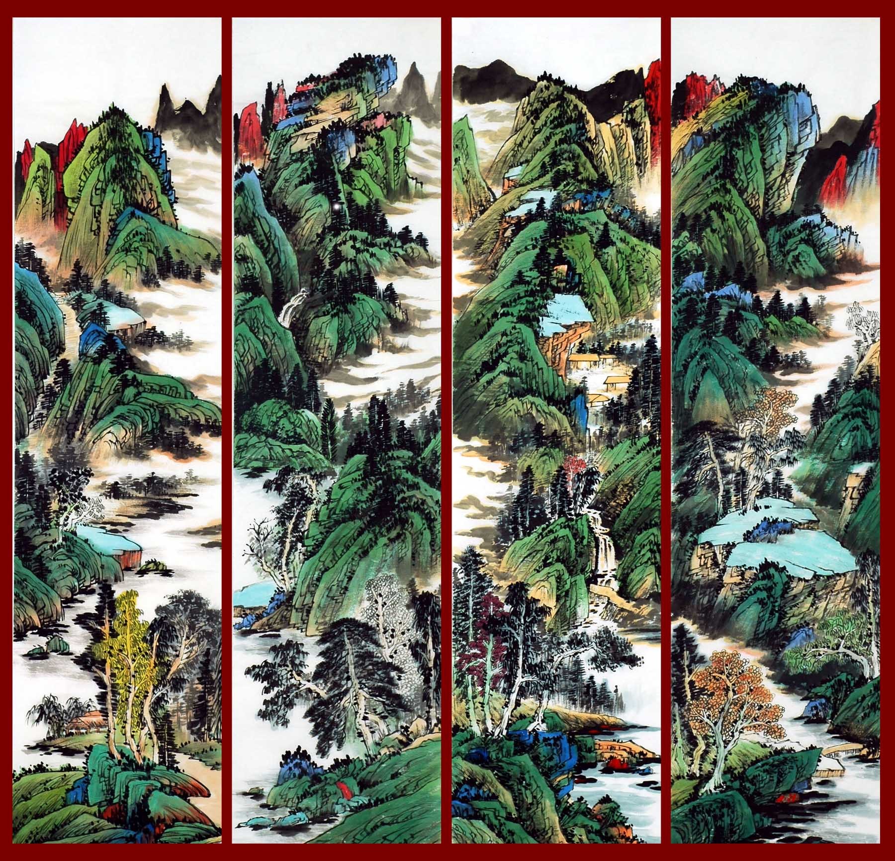 Chinese Landscape Painting - CNAG009176