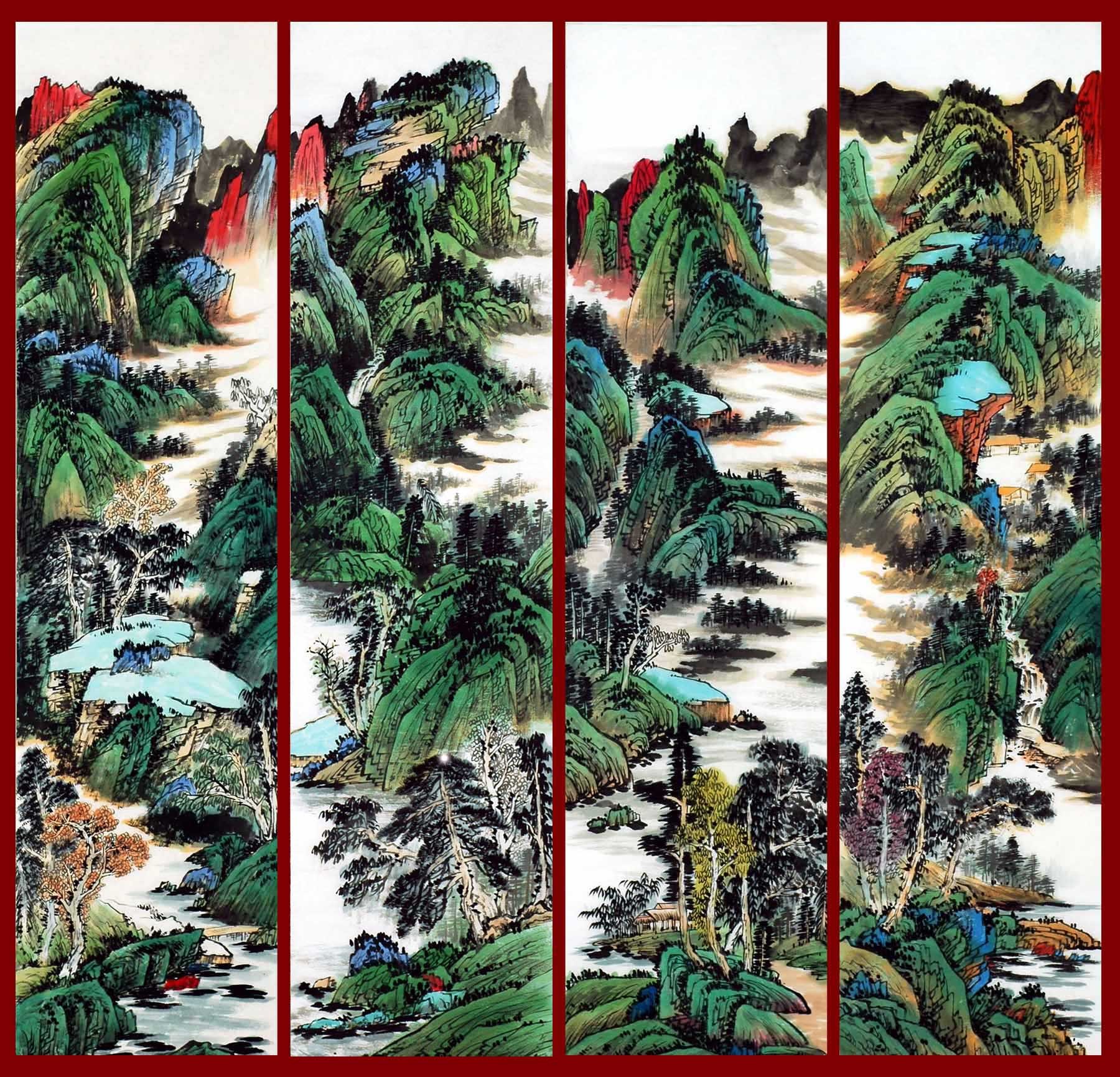 Chinese Landscape Painting - CNAG009177