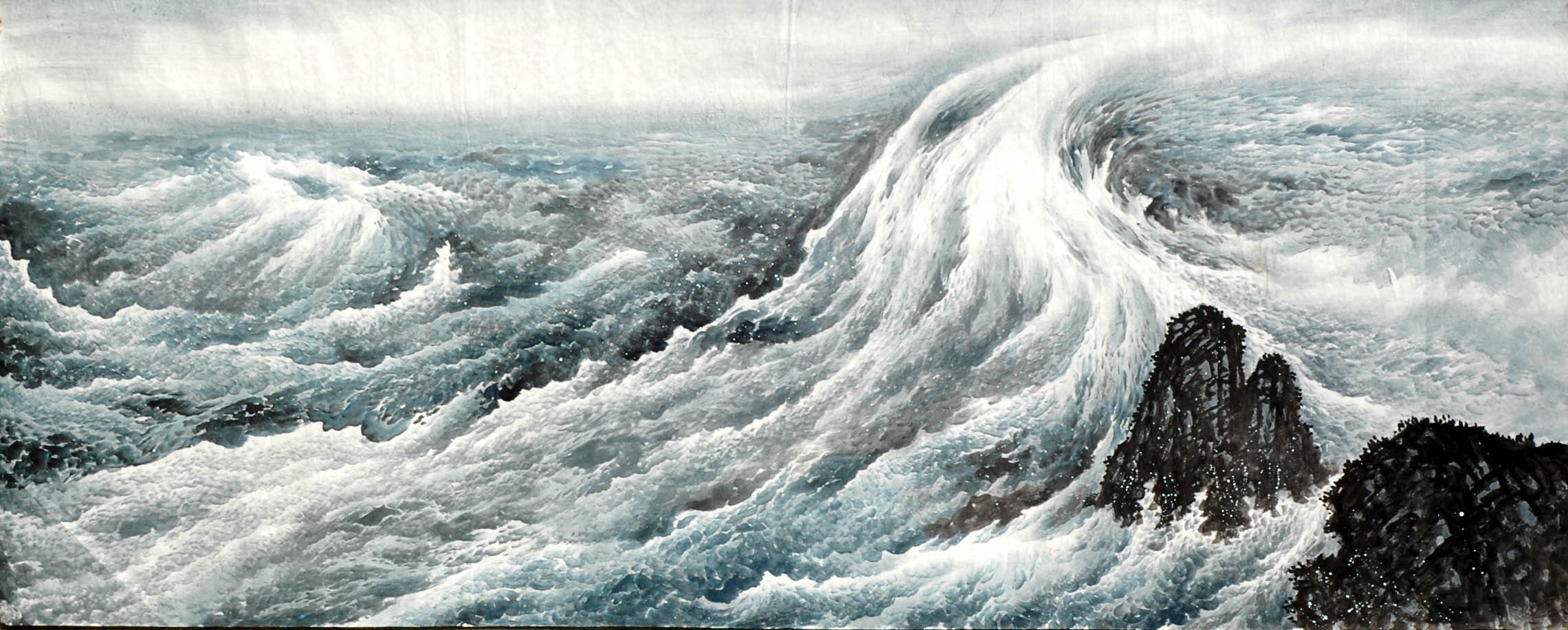 Chinese Sea Painting - CNAG009178