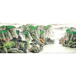 Chinese Landscape Painting - CNAG009180