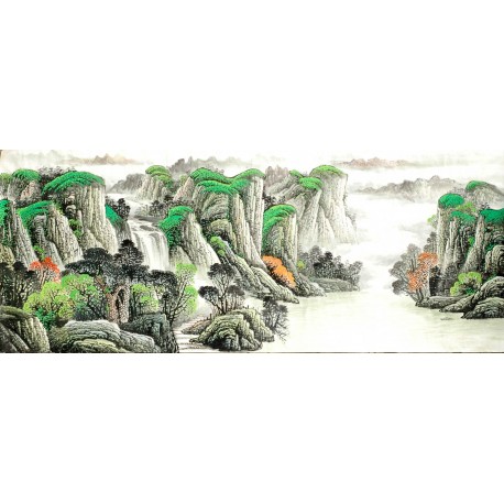 Chinese Landscape Painting - CNAG009180