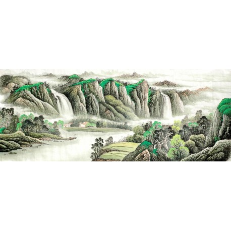 Chinese Landscape Painting - CNAG009181