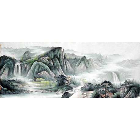 Chinese Landscape Painting - CNAG009182