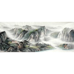 Chinese Landscape Painting - CNAG009183