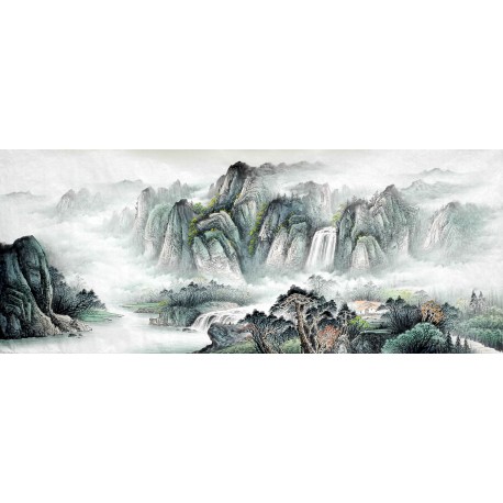 Chinese Landscape Painting - CNAG009184