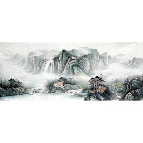 Chinese Landscape Painting - CNAG009185