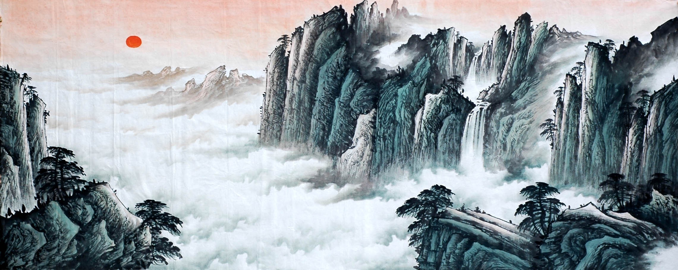 Chinese Landscape Painting - CNAG009187