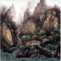 Chinese Landscape Painting - CNAG009191