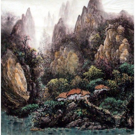 Chinese Landscape Painting - CNAG009191