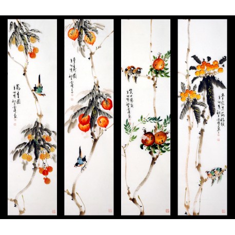 Chinese Flowers&Trees Painting - CNAG009193