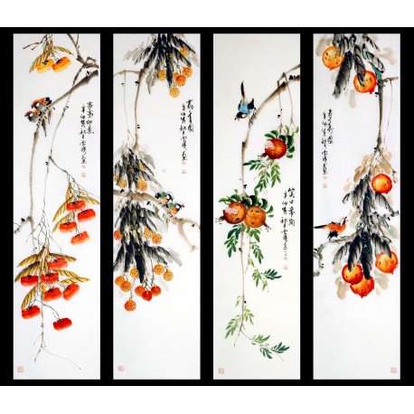 Chinese Flowers&Trees Painting - CNAG009194