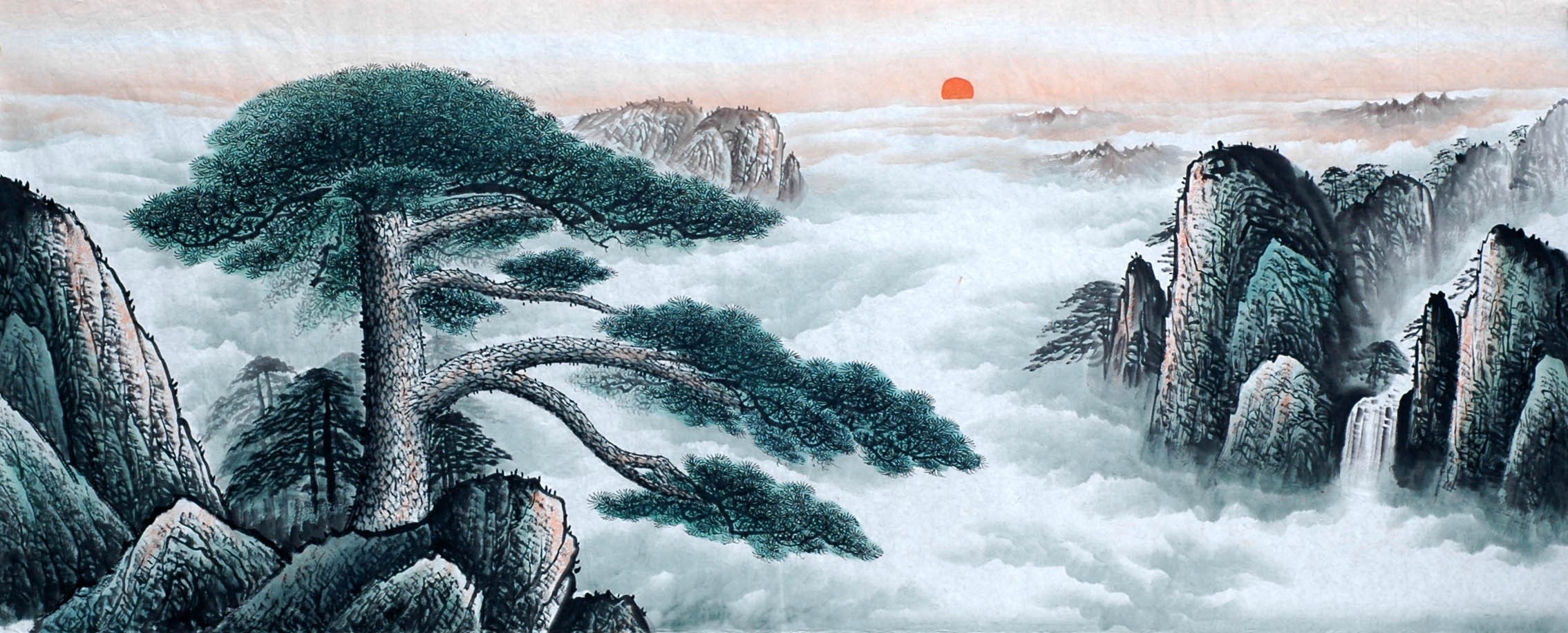 Chinese Landscape Painting - CNAG009199