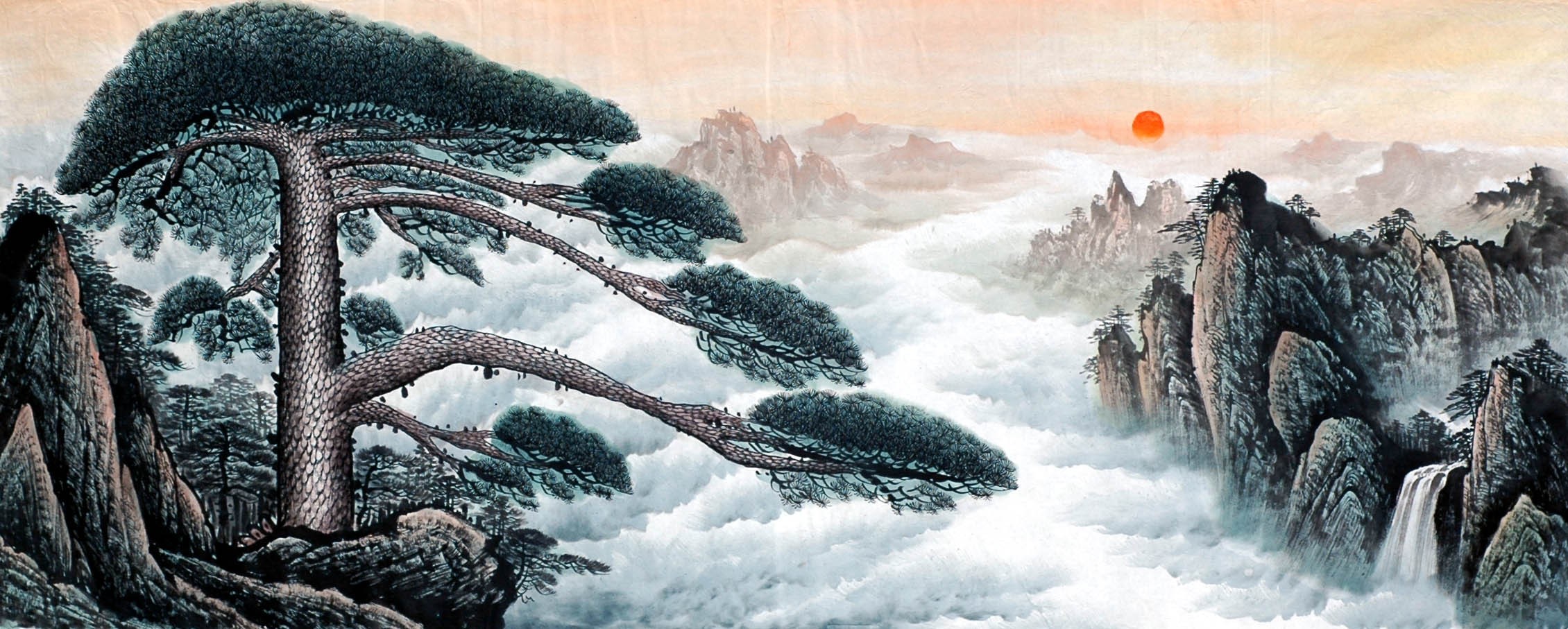 Chinese Landscape Painting - CNAG009200