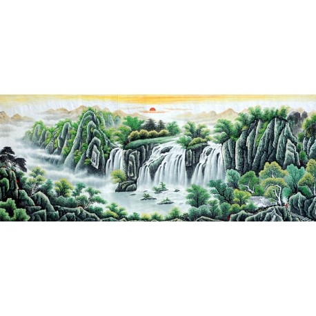 Chinese Landscape Painting - CNAG009203