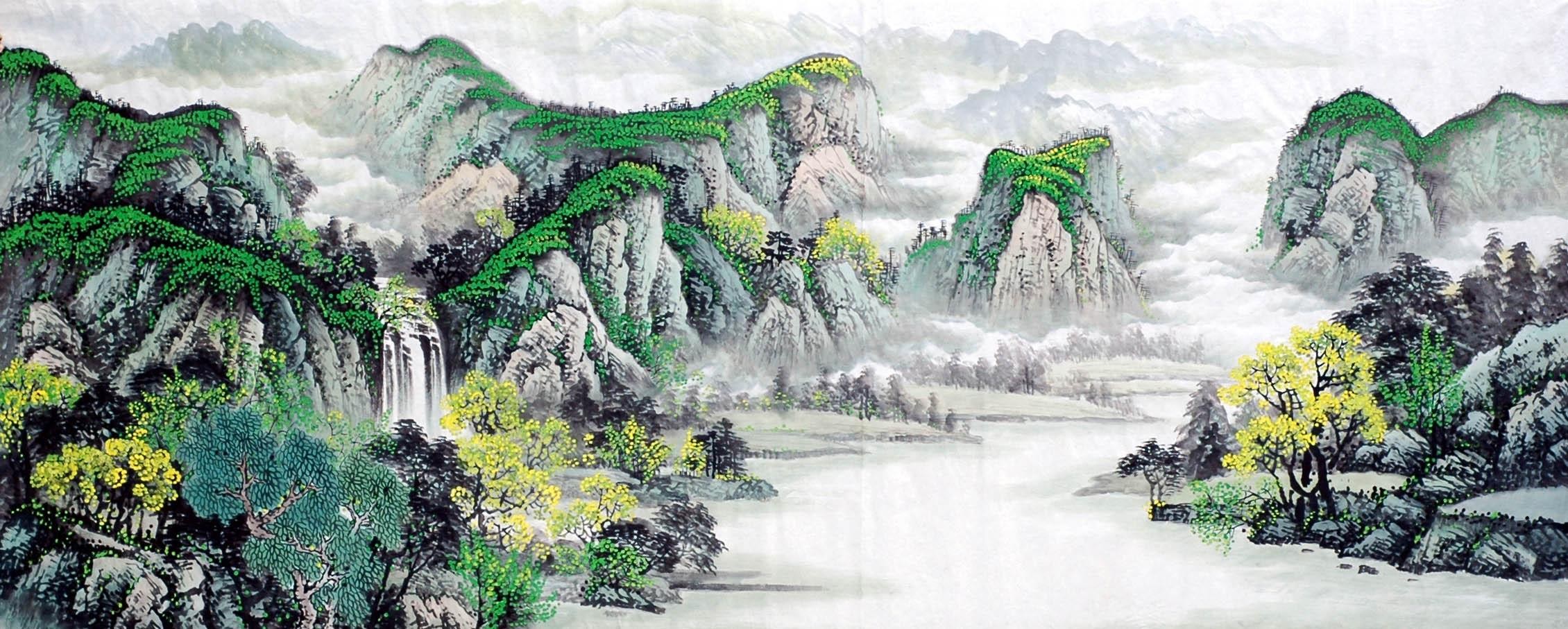 Chinese Landscape Painting - CNAG009205