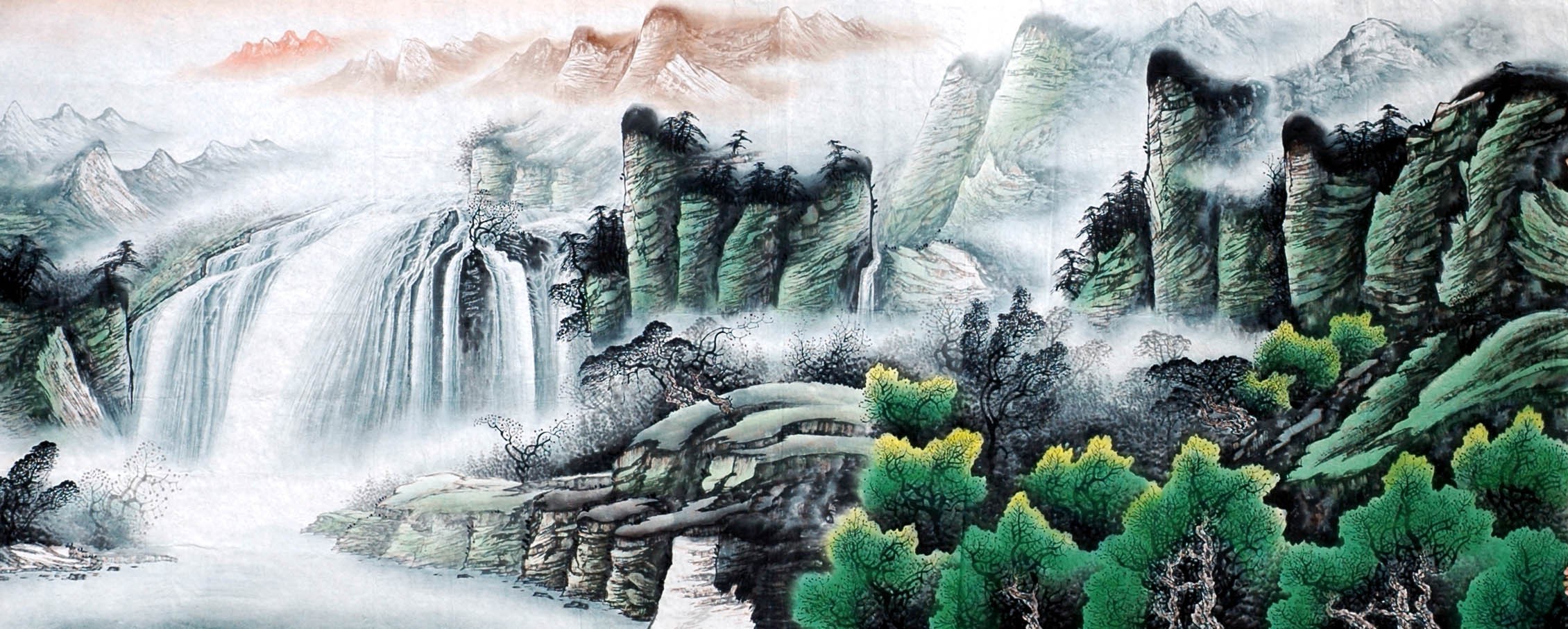 Chinese Landscape Painting - CNAG009206