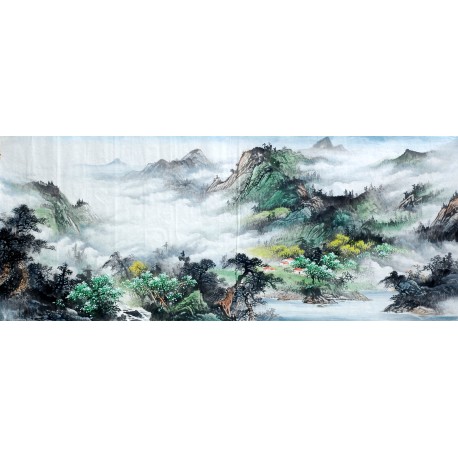 Chinese Landscape Painting - CNAG009208