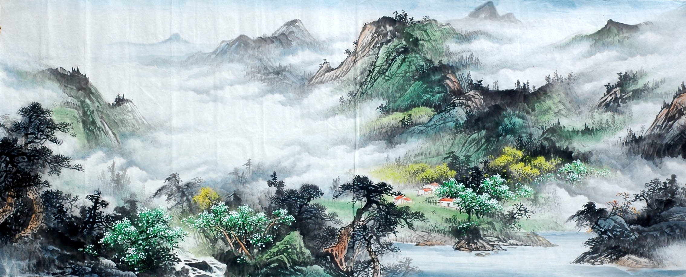 Chinese Landscape Painting - CNAG009208