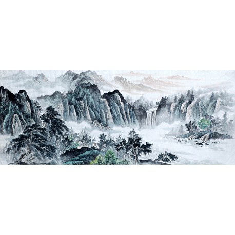Chinese Landscape Painting - CNAG009209