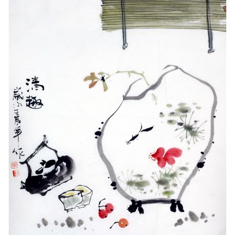 Chinese Flowers&Trees Painting - CNAG009210