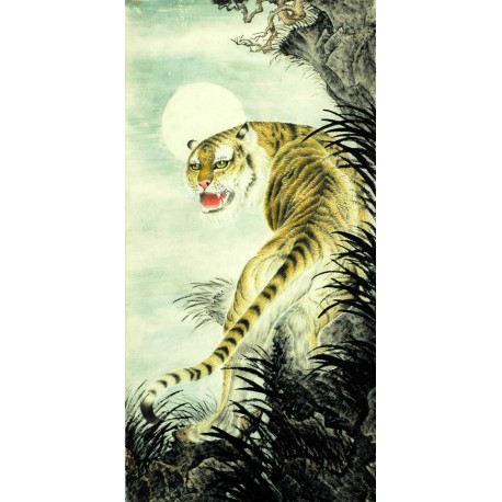 Chinese Tiger Painting - CNAG009211