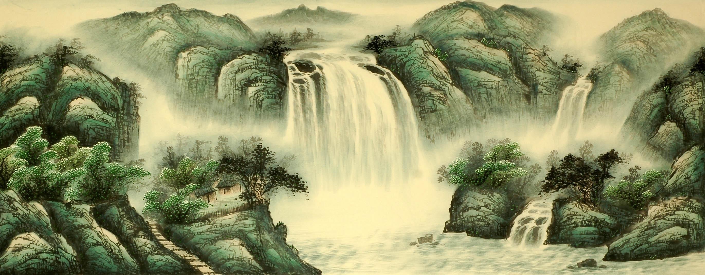 Chinese Landscape Painting - CNAG009213