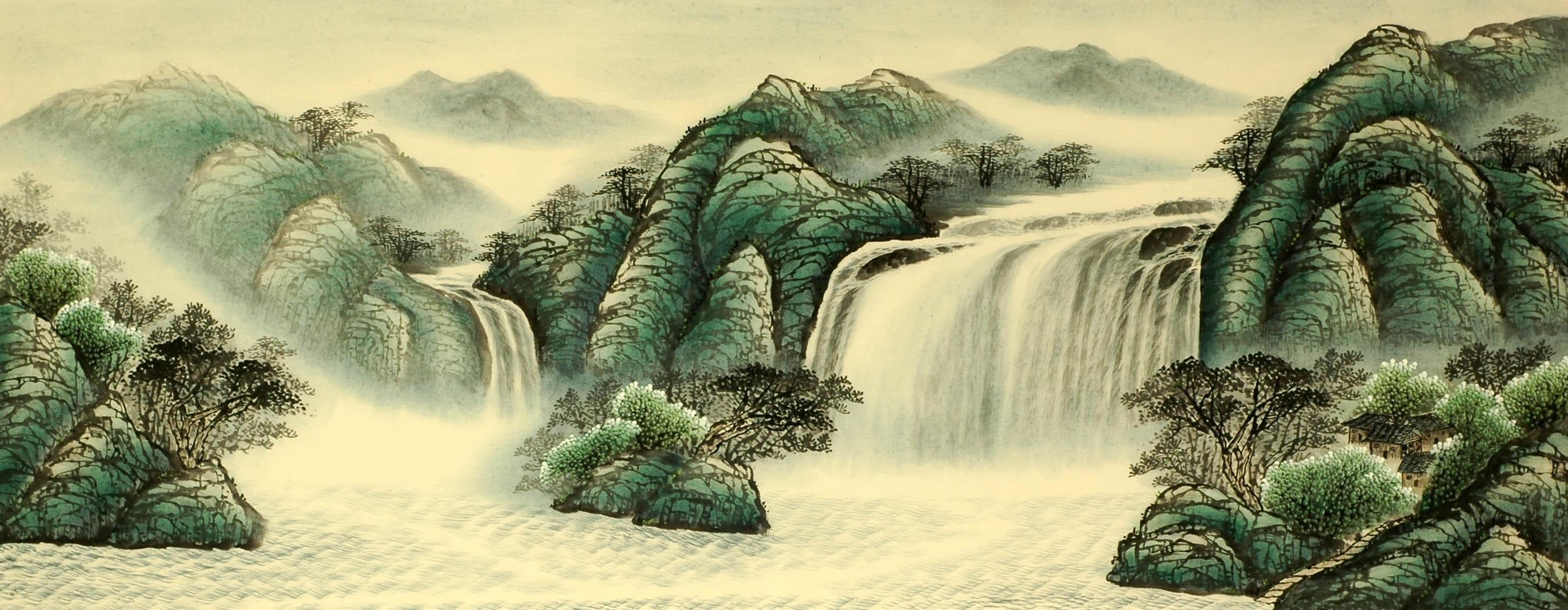 Chinese Landscape Painting - CNAG009214