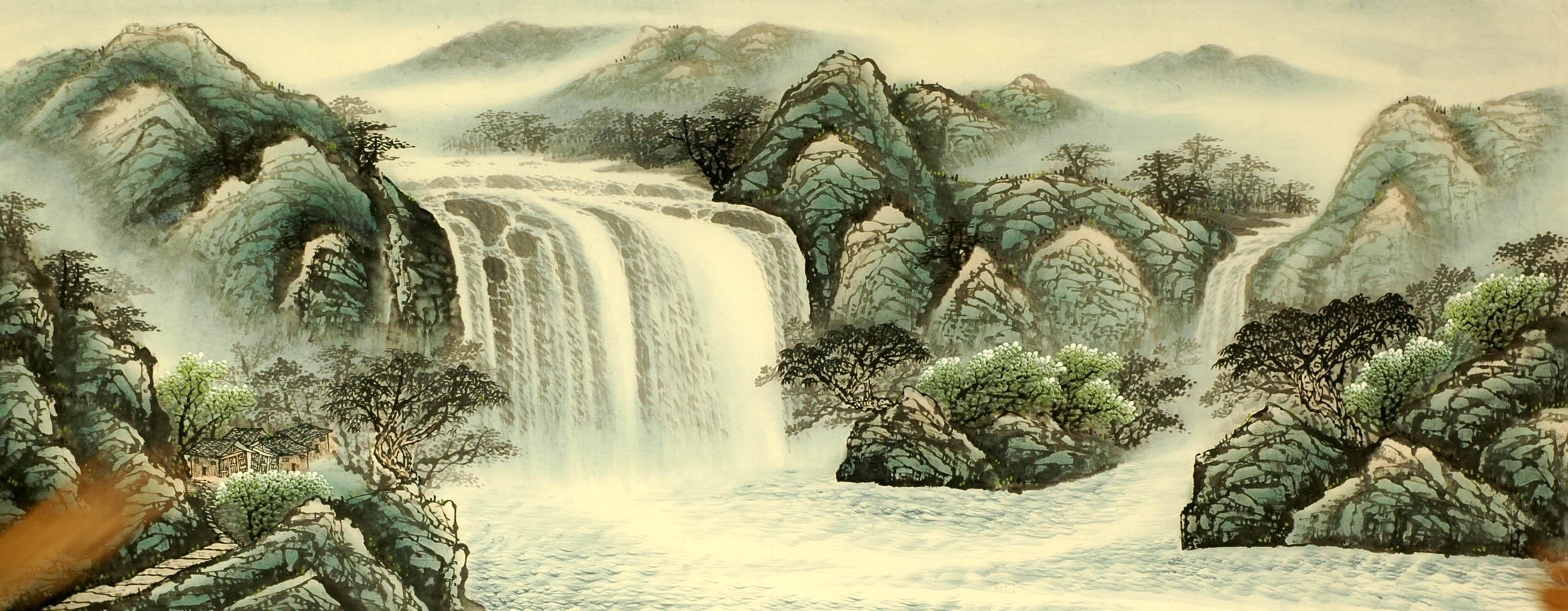 Chinese Landscape Painting - CNAG009216