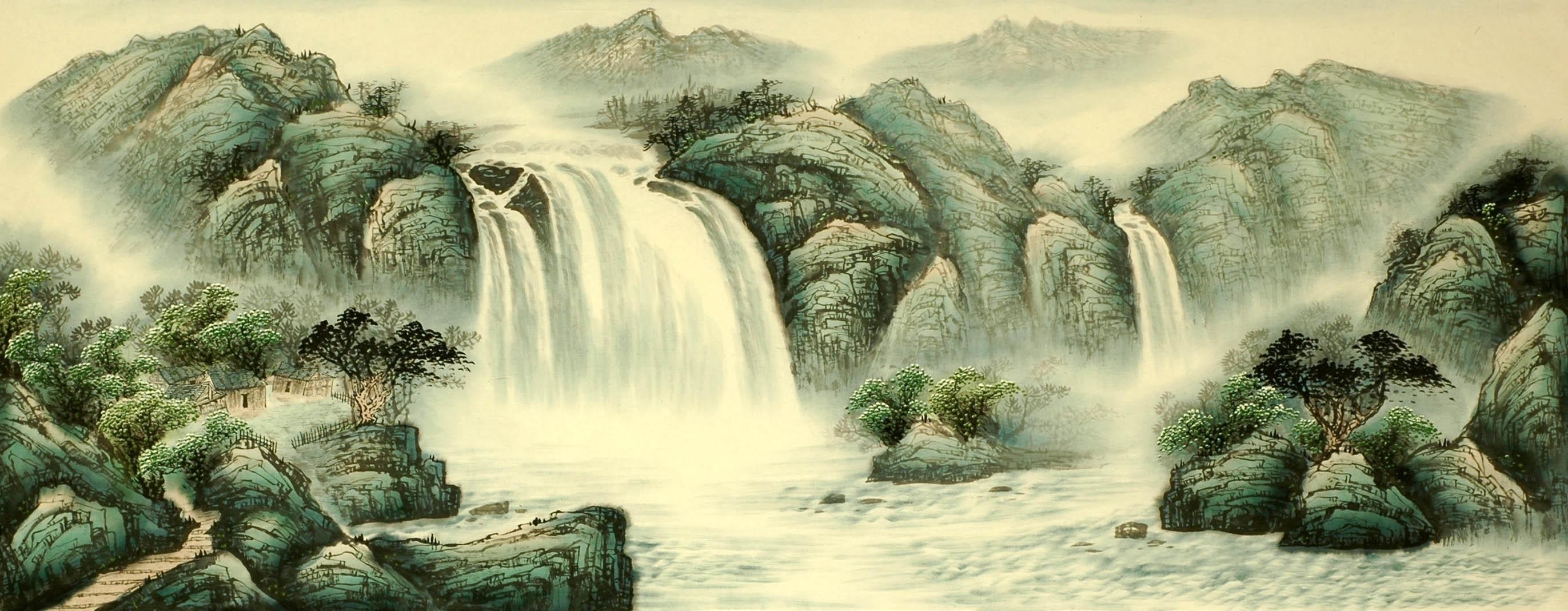 Chinese Landscape Painting - CNAG009218