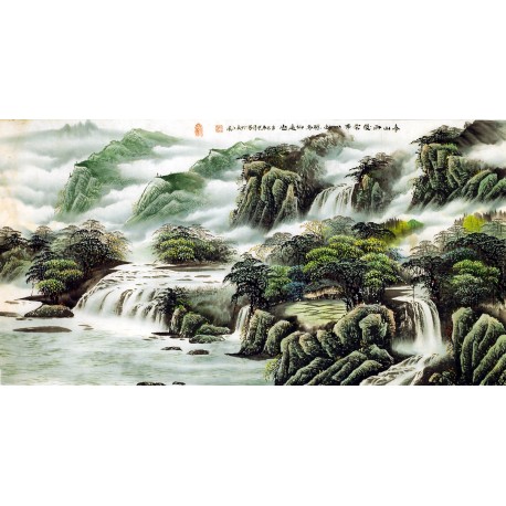 Chinese Landscape Painting - CNAG009221