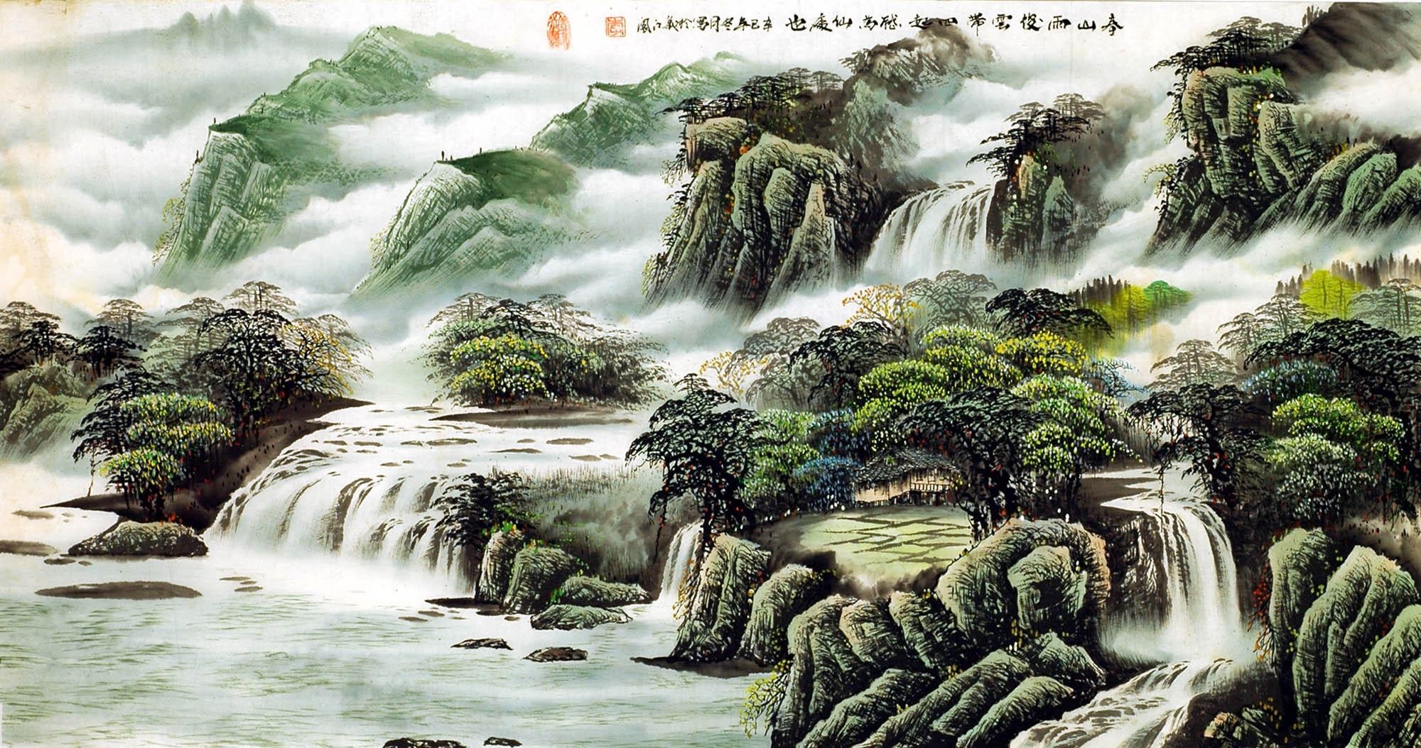 Chinese Landscape Painting - CNAG009221 Chinese Landscape Painting - CNAG009221