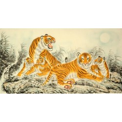 Chinese Tiger Painting - CNAG009223