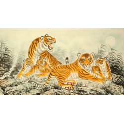 Chinese Tiger Painting - CNAG009224