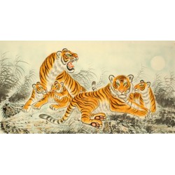 Chinese Tiger Painting - CNAG009225