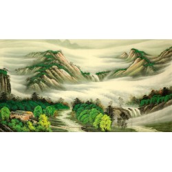 Chinese Landscape Painting - CNAG009227