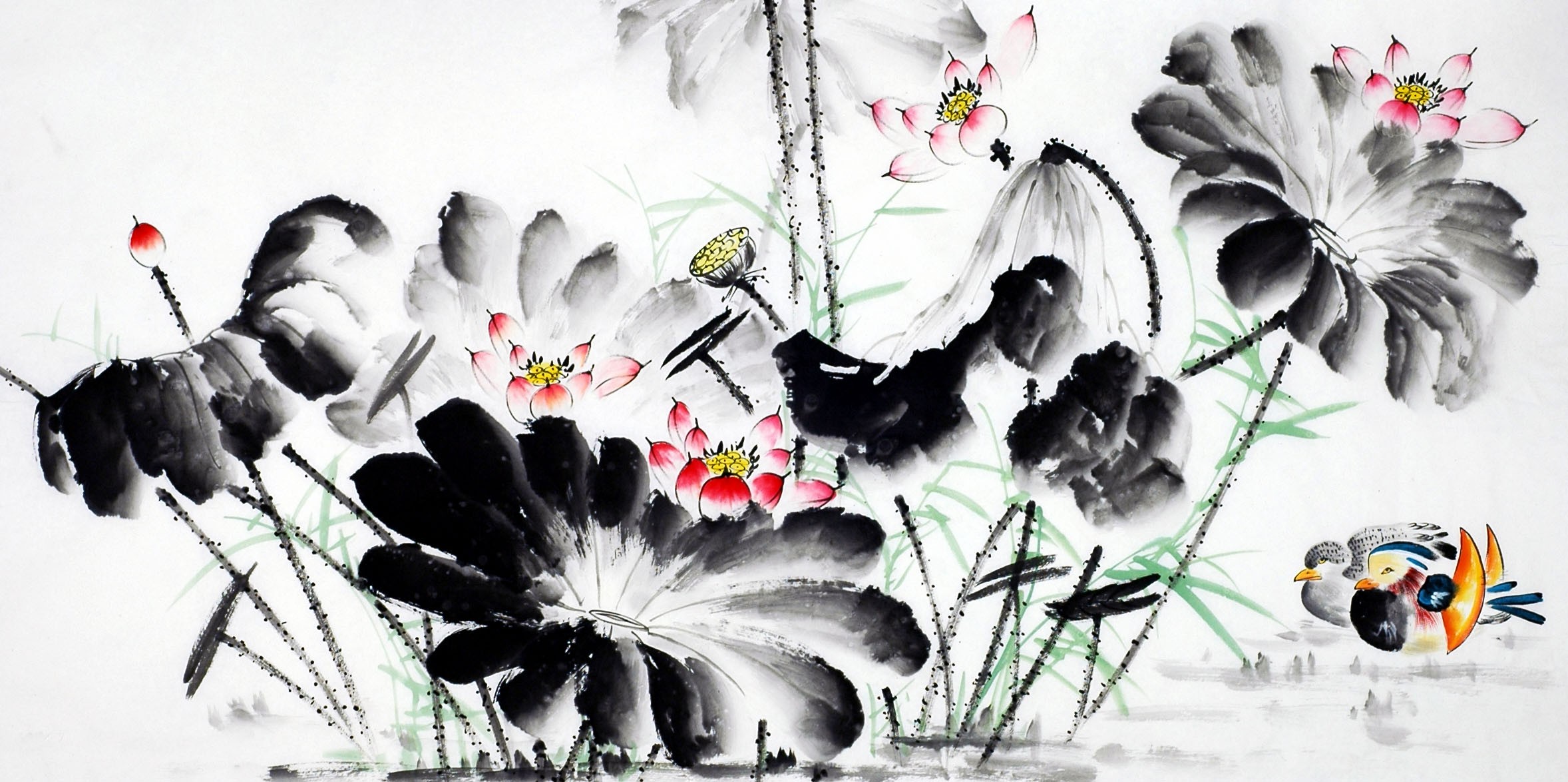 Chinese Flowers&Trees Painting - CNAG009236