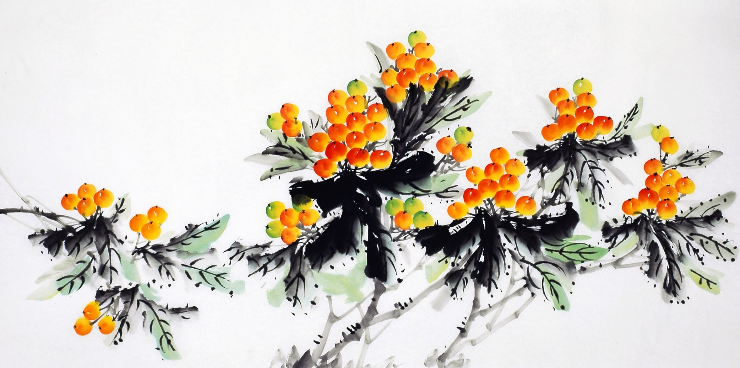 Chinese Flowers&Trees Painting - CNAG009237