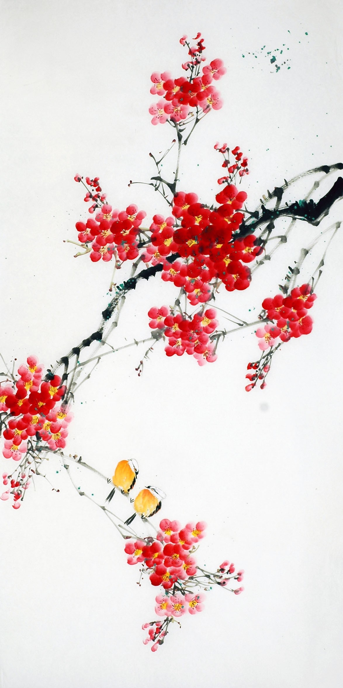 Chinese Flowers&Trees Painting - CNAG009241