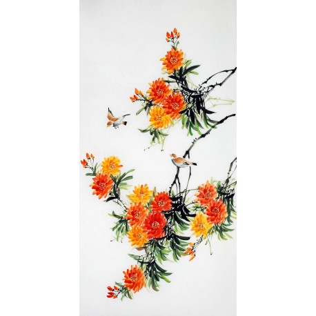 Chinese Flowers&Trees Painting - CNAG009242