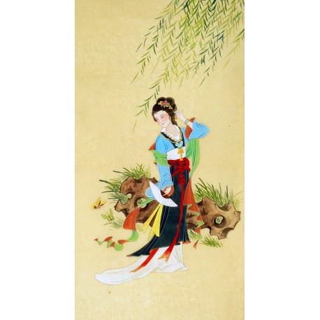 Chinese Beautiful Ladies Painting - CNAG009246
